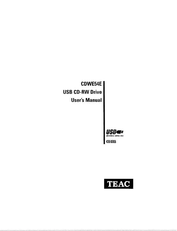 Mode d'emploi TEAC CD-W0020A