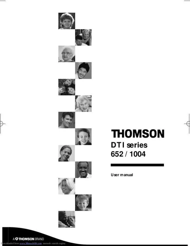 Mode d'emploi THOMSON DTI 652,MV