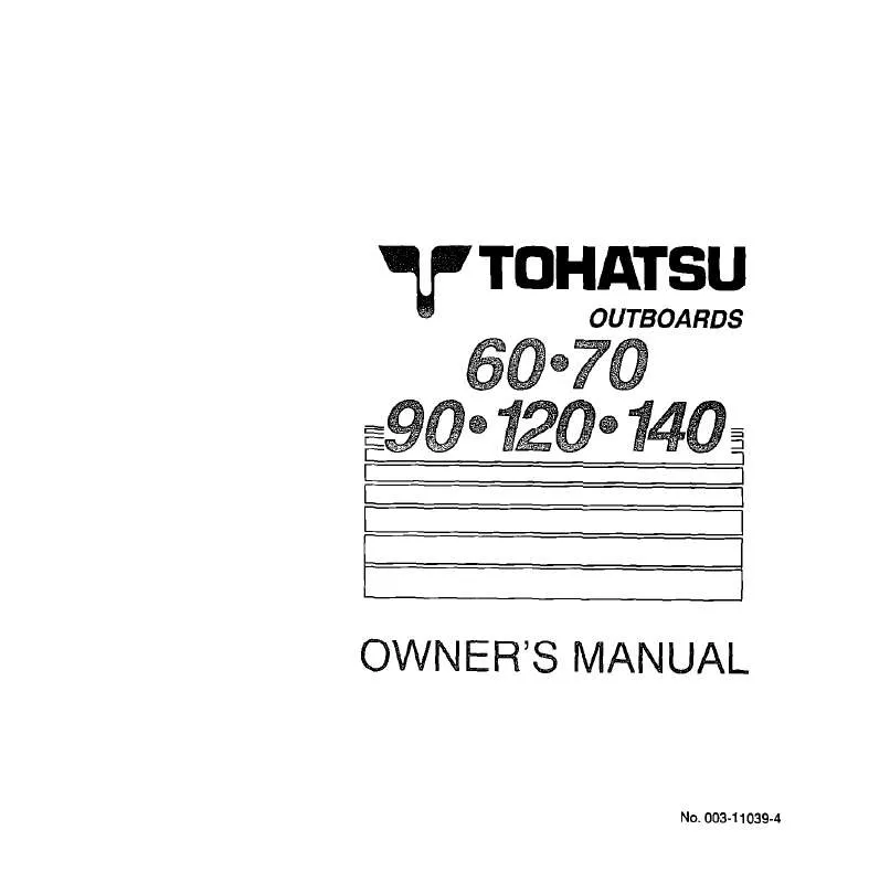 Mode d'emploi TOHATSU 70