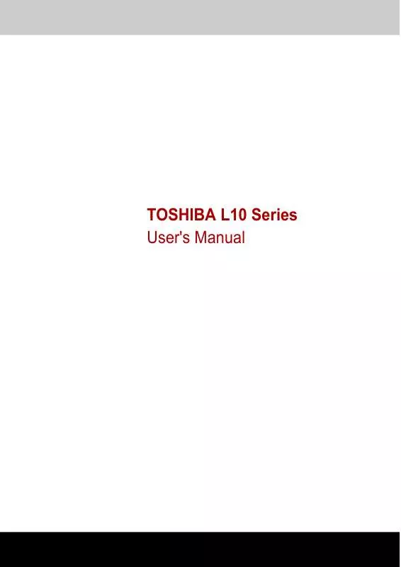 Mode d'emploi TOSHIBA L10