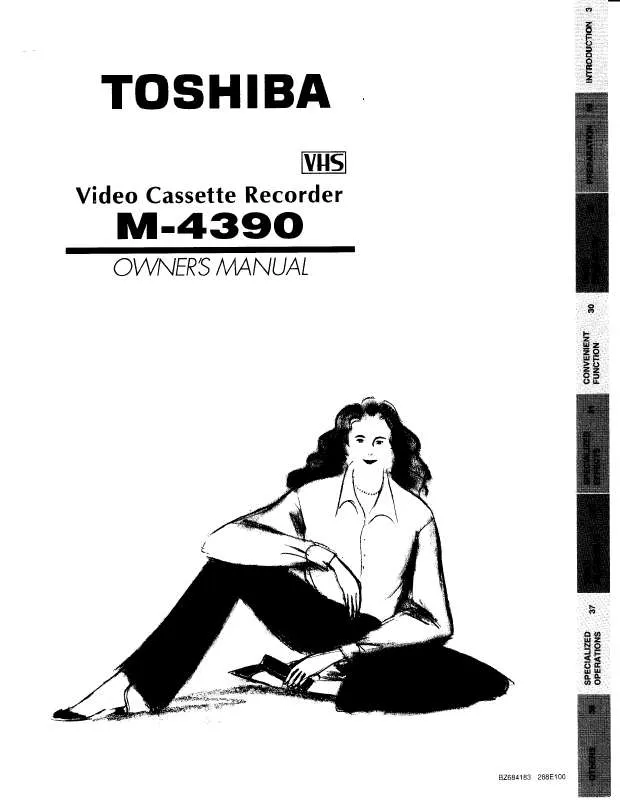 Mode d'emploi TOSHIBA M4390