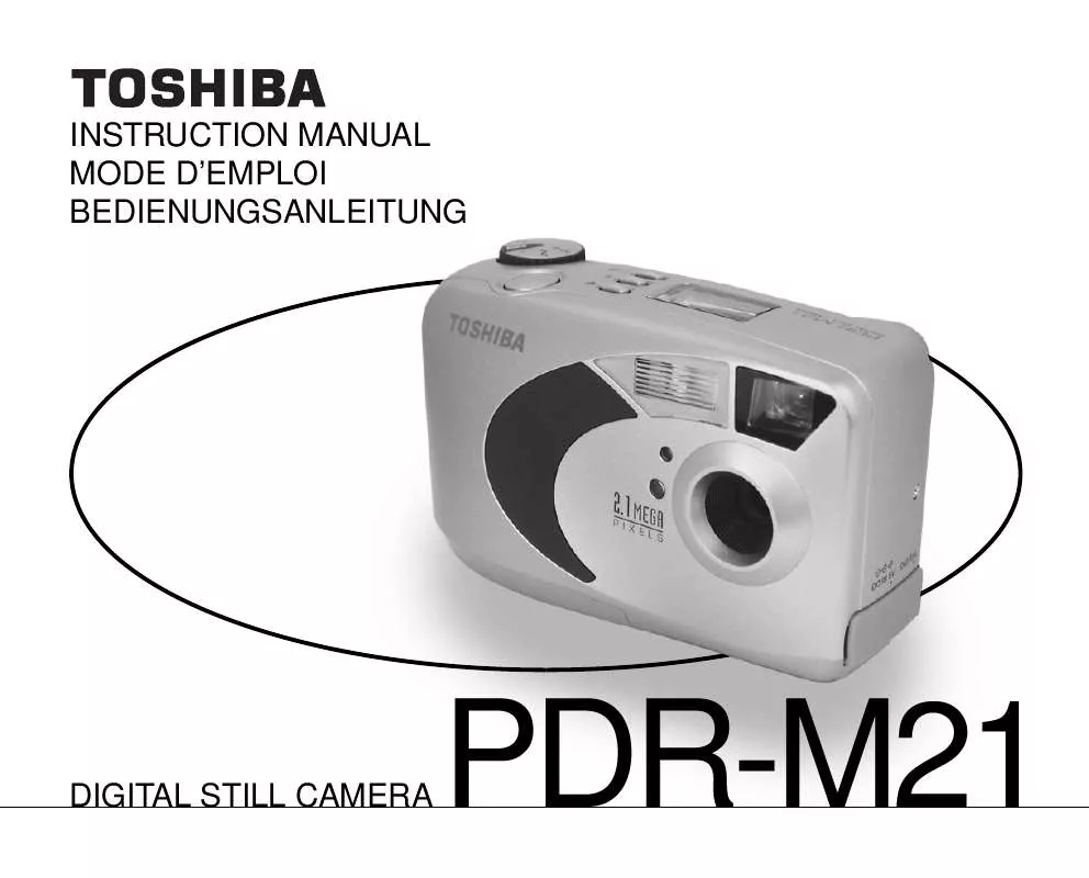 Mode d'emploi TOSHIBA PDR-M21