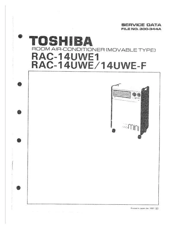 Mode d'emploi TOSHIBA RAC-14UWE-F