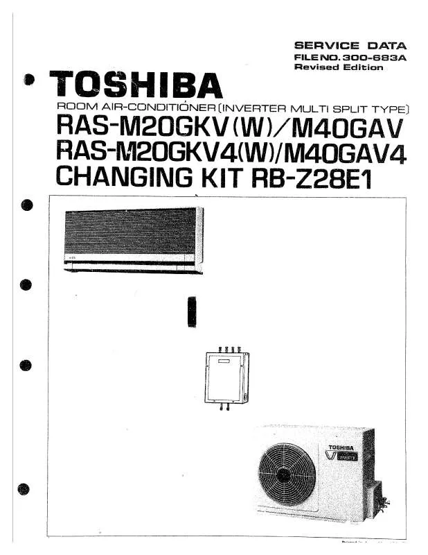 Mode d'emploi TOSHIBA RAS-M20GKV