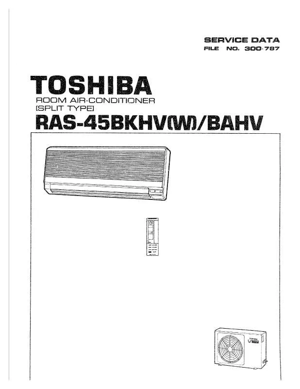 Mode d'emploi TOSHIBA RAS45BKHV