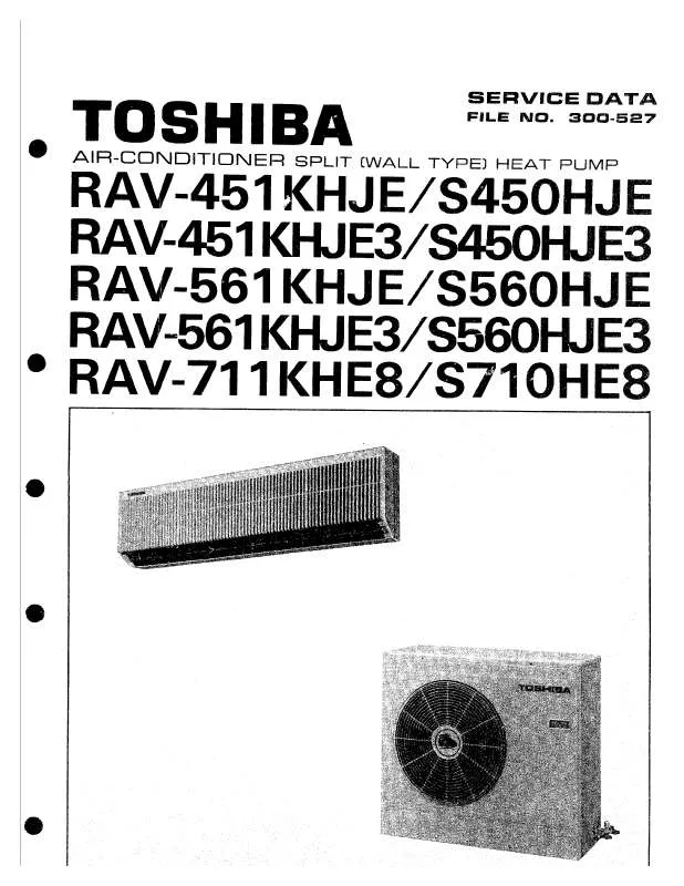 Mode d'emploi TOSHIBA RAV-561KHJ