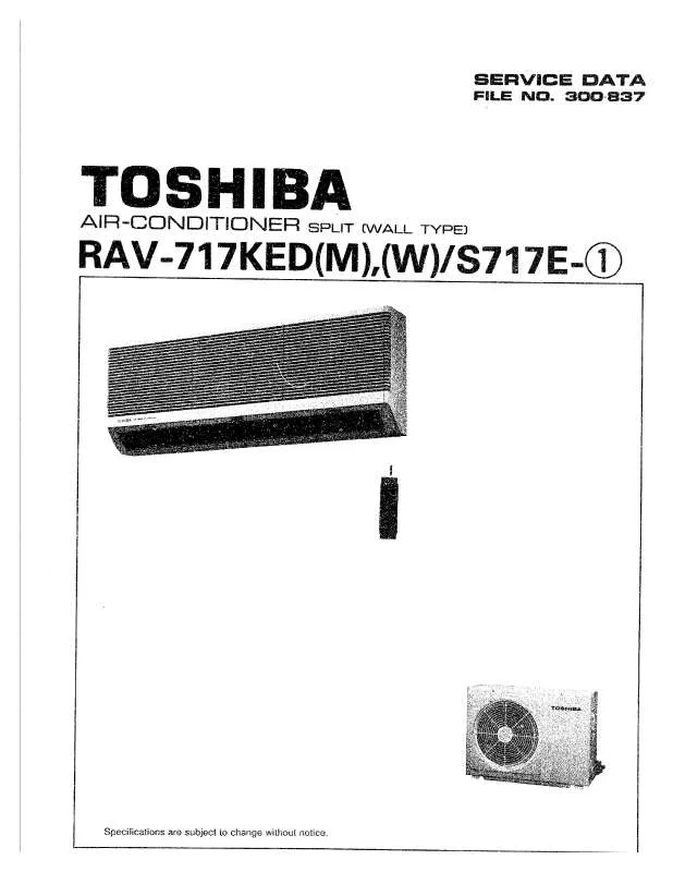 Mode d'emploi TOSHIBA RAV-717KED