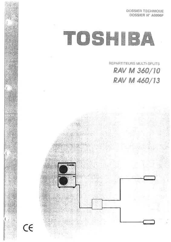 Mode d'emploi TOSHIBA RAV-M-460