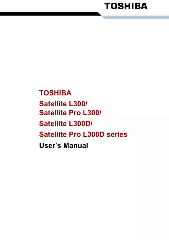 Mode d'emploi TOSHIBA SATELLITE PRO L300D