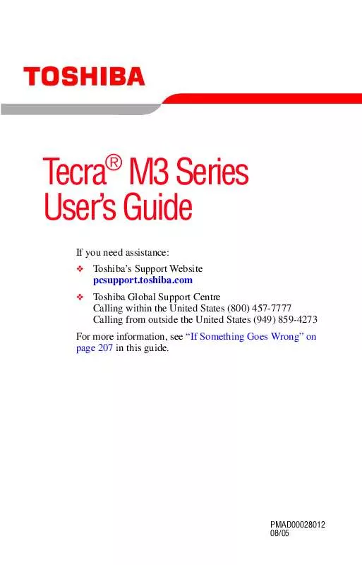 Mode d'emploi TOSHIBA TECRA M3-S636