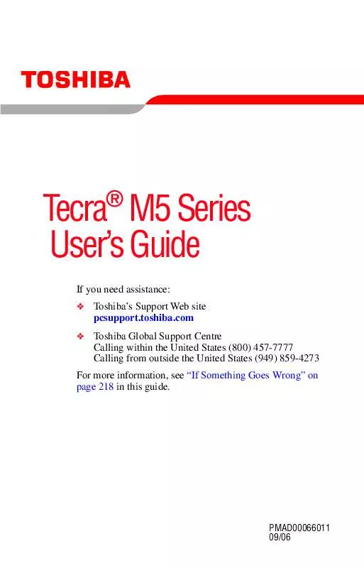 Mode d'emploi TOSHIBA TECRA M5