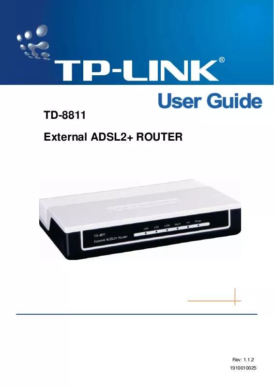 Mode d'emploi TP-LINK TD-8811B