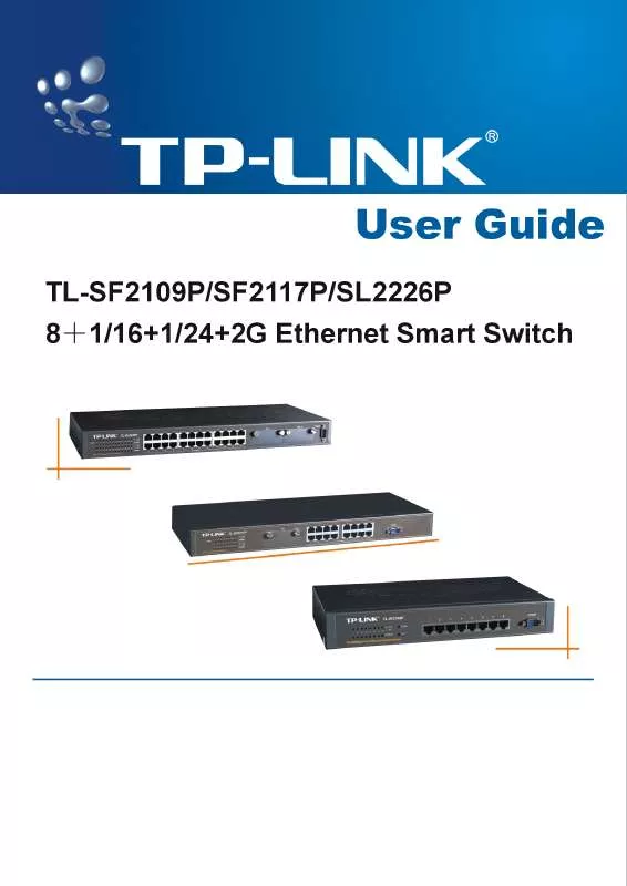 Mode d'emploi TP-LINK TL-SF2109P