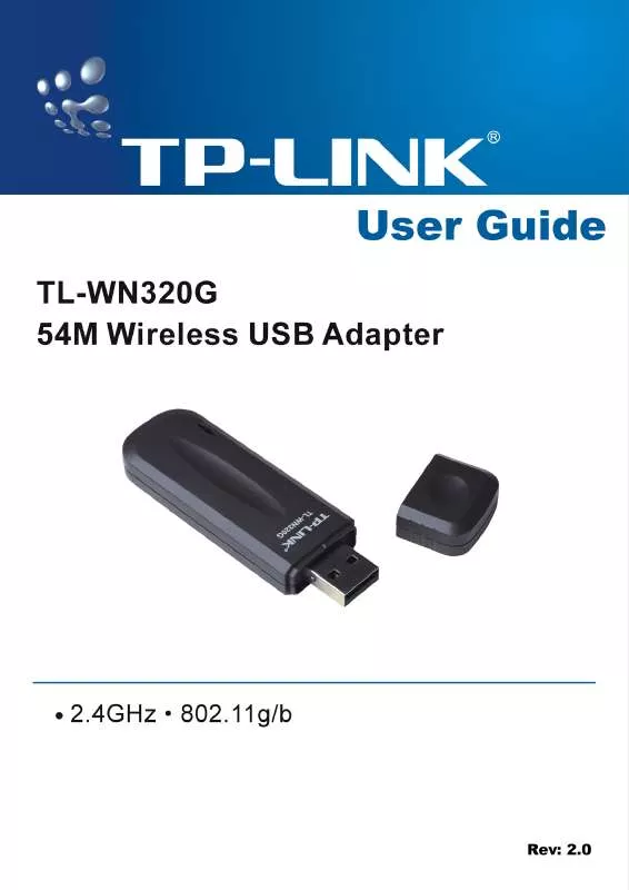 Mode d'emploi TP-LINK TL-WN320G