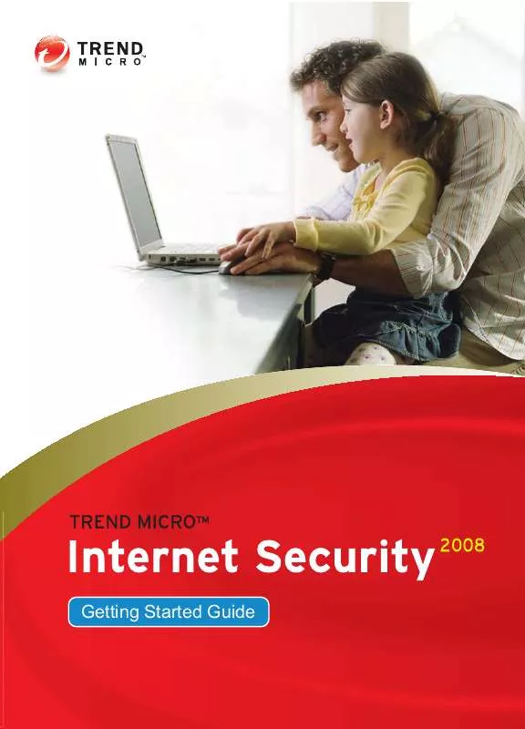 Mode d'emploi TREND MICRO INTERNET SECURITY 2008