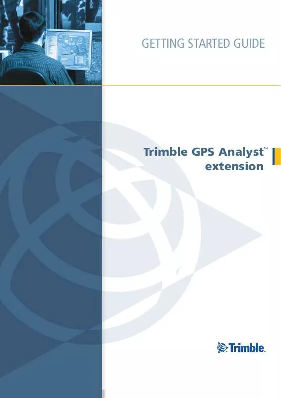 Mode d'emploi TRIMBLE GPS ANALYST 2.30