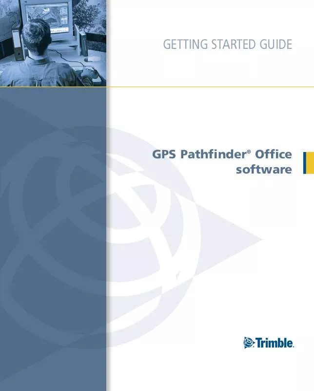 Mode d'emploi TRIMBLE GPS PATHFINDER OFFICE 4.00