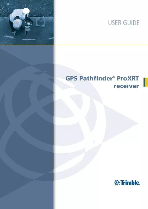 Mode d'emploi TRIMBLE GPS PATHFINDER PROXRT 2.00