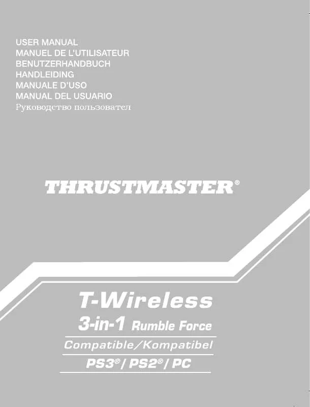Mode d'emploi TRUSTMASTER T-WIRELESS 3-IN-1 RUMBLE FORCE