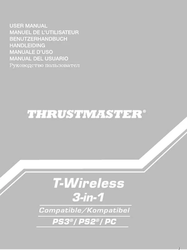 Mode d'emploi TRUSTMASTER T-WIRELESS 3-IN-1