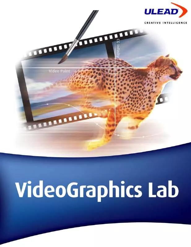 Mode d'emploi ULEAD VIDEOGRAPHICS LAB