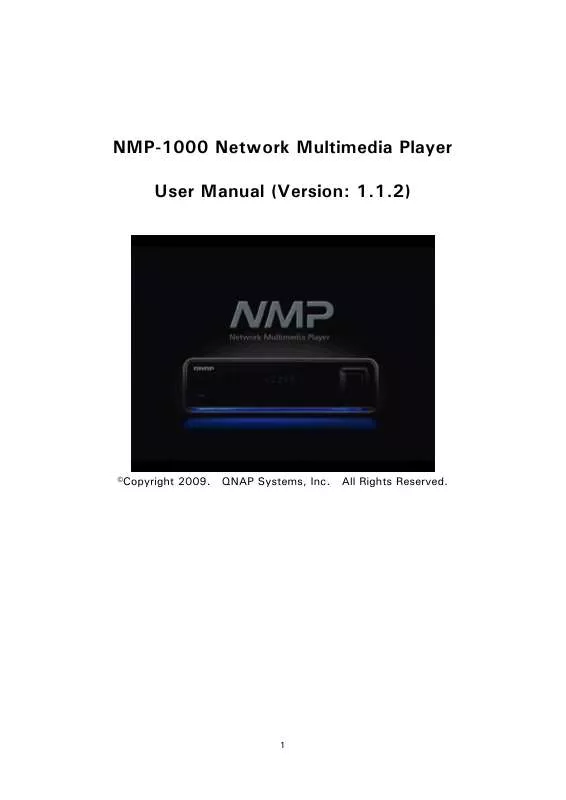 Mode d'emploi UMAX NMP-1000