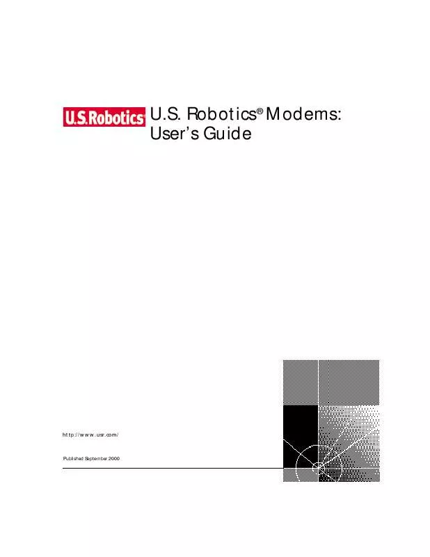 Mode d'emploi US ROBOTICS 3CP5610A