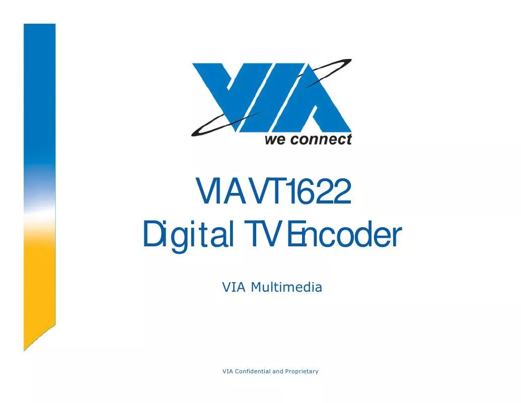Mode d'emploi VIA VT1622