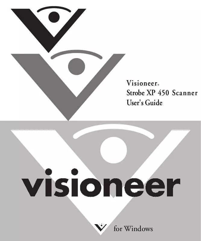 Mode d'emploi VISIONEER STROBE XP450