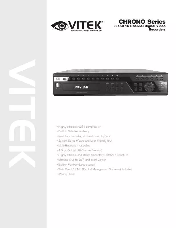 Mode d'emploi VITEK VT-CN1680