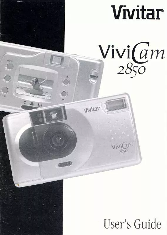 Mode d'emploi VIVITAR VIVICAM 2850