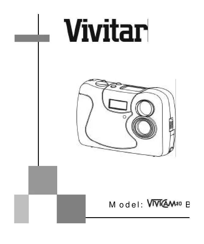 Mode d'emploi VIVITAR VIVICAM 40