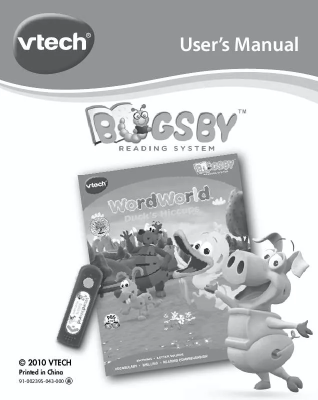 Mode d'emploi VTECH BUGSBY READING SYSTEM WORD WORLD DUCKS HICCUPS