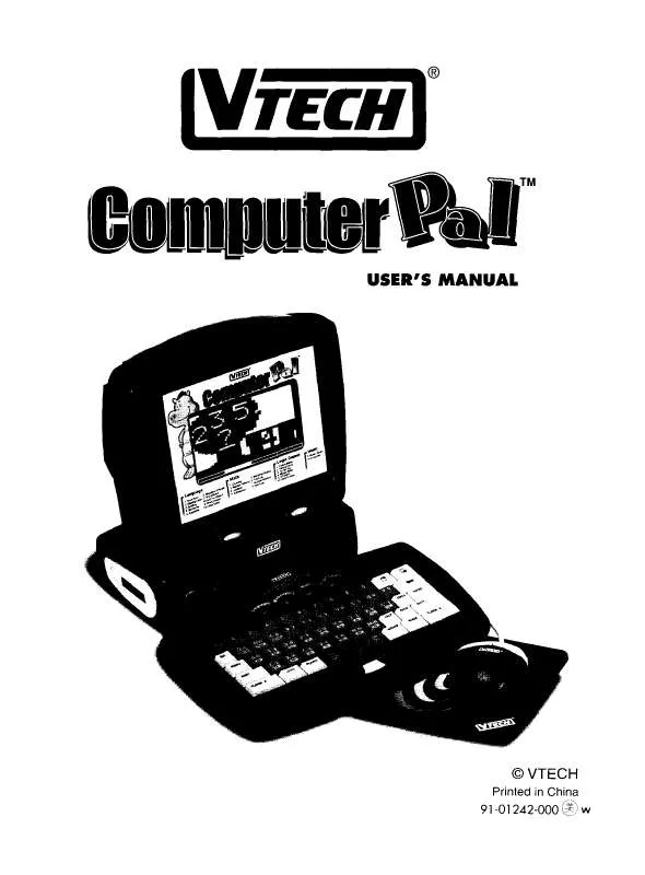 Mode d'emploi VTECH COMPUTER PAL