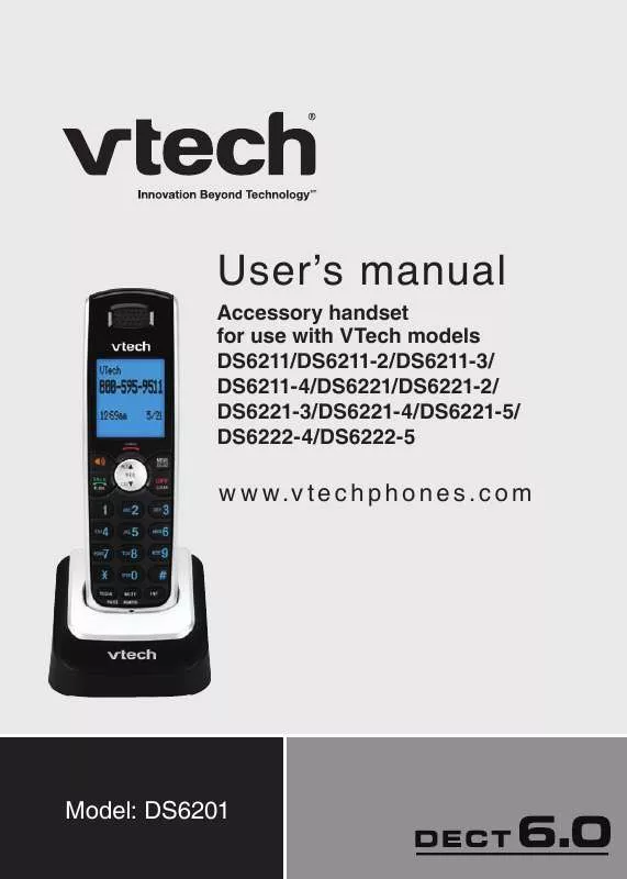 Mode d'emploi VTECH DS6201