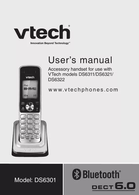 Mode d'emploi VTECH DS6301