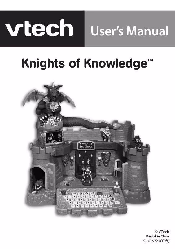 Mode d'emploi VTECH KNIGHTS OF KNOWLEDGE