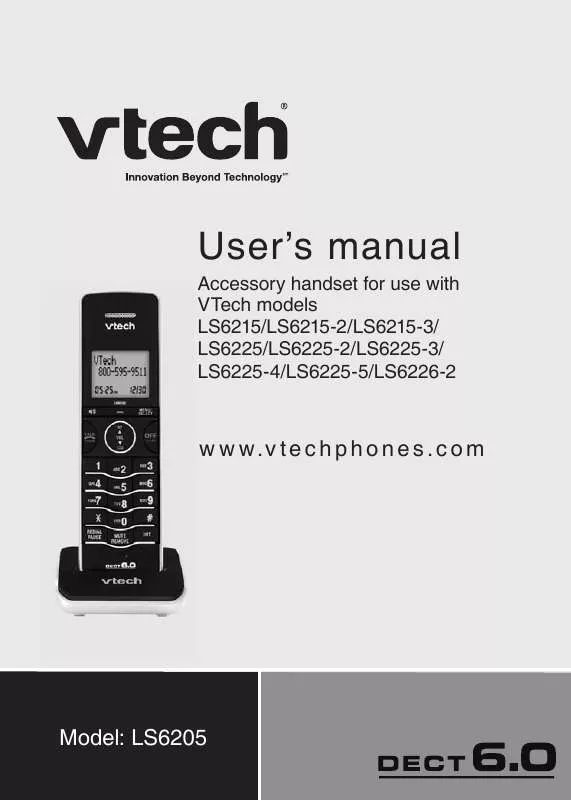Mode d'emploi VTECH LS6205