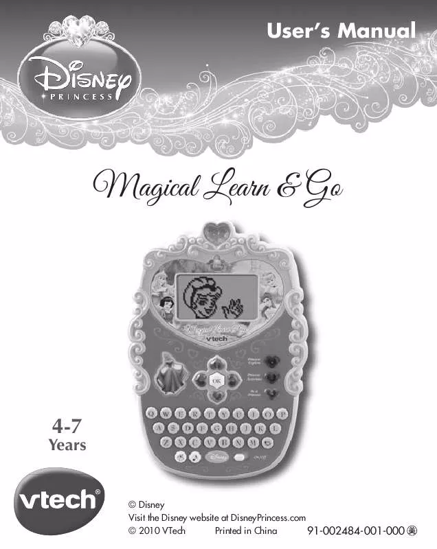 Mode d'emploi VTECH MAGICAL LEARN AND GO