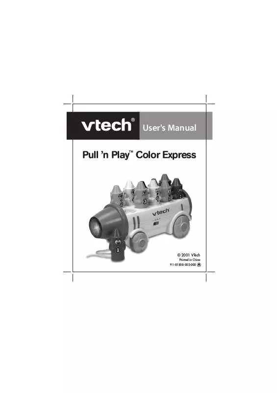 Mode d'emploi VTECH PULL N PLAY COLOR EXPRESS