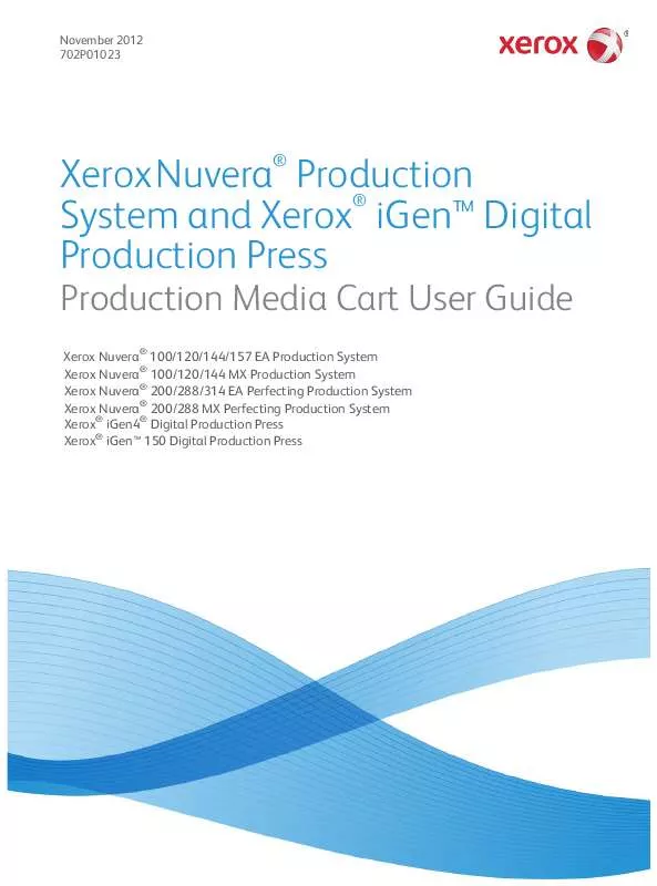 Mode d'emploi XEROX NUVERA 200 288 MX