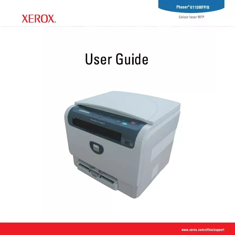 Mode d'emploi XEROX PHASER 6110MFP