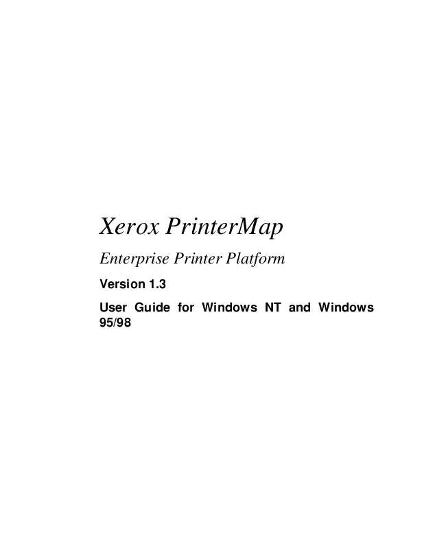 Mode d'emploi XEROX XPRINT 4925