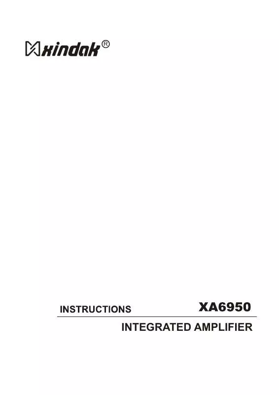 Mode d'emploi XINDAK XA6950