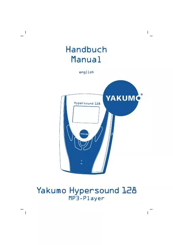 Mode d'emploi YAKUMO HYPERSOUND 128
