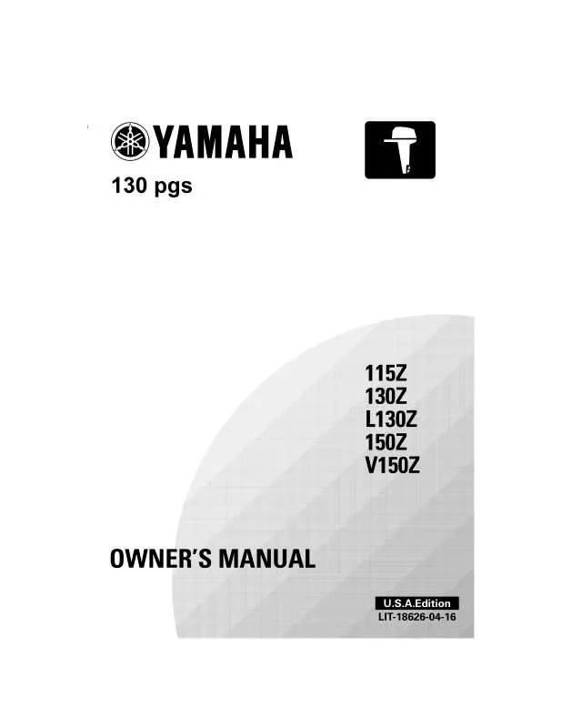 Mode d'emploi YAMAHA 115HP-2001
