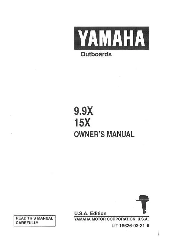 Mode d'emploi YAMAHA 15HP-1999