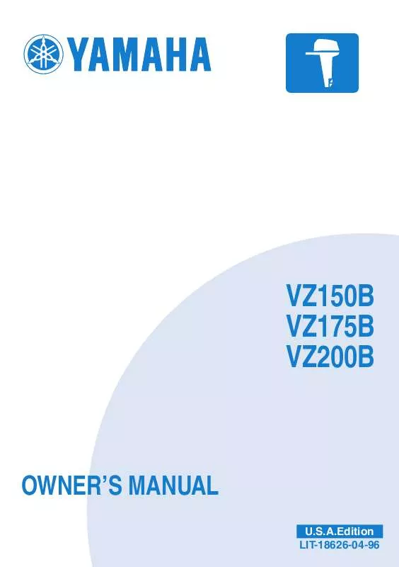 Mode d'emploi YAMAHA 175 2.6L V MAX HPDI-2003