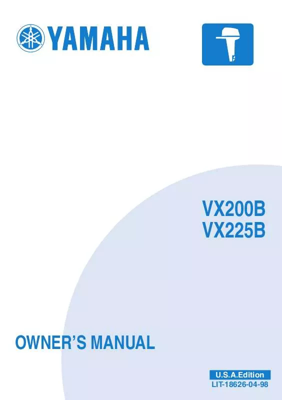 Mode d'emploi YAMAHA 200 3.1L V MAX OX66-2003