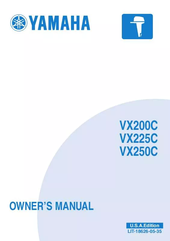 Mode d'emploi YAMAHA 200 3.1L V MAX OX66-2004